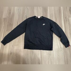 Men's Nike Sportswear Crewneck Sweater — Black — Size L